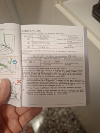 Alzador coche niños