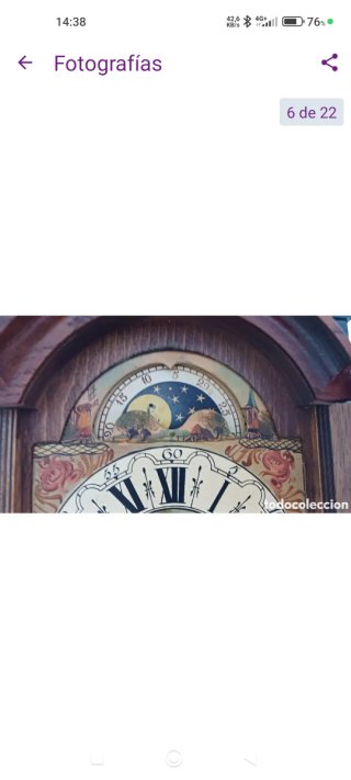 Reloj de pared holandés Warmink Wuba ( Urgus)