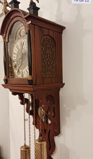 Reloj de pared holandés Warmink Wuba ( Urgus)