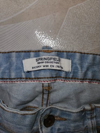 Pantalón Vaquero Springfield Talla 40
