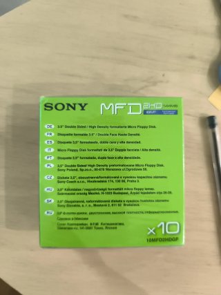 Dischetti Sony MFD 2HD 1.44MB x10