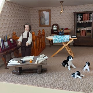 Casita de muñecas completa