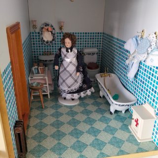 Casita de muñecas completa