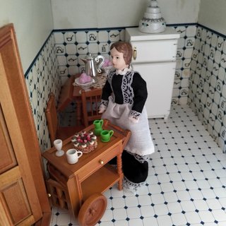 Casita de muñecas completa
