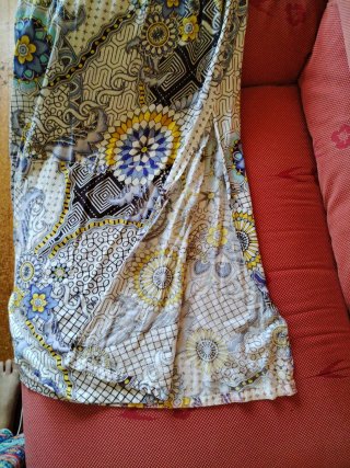 Vestido estampado multicolor