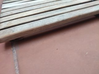 Tarima madera maciza teca baño aseo  ducha terraza