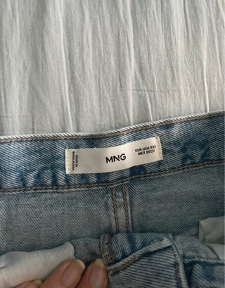 Gonna lunga in denim Mango