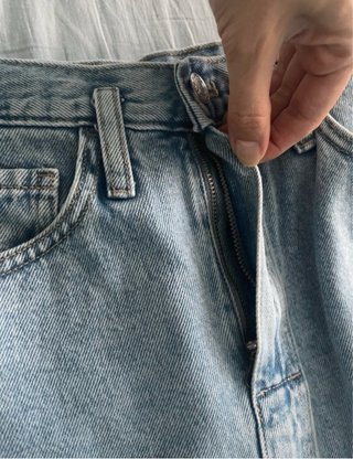 Gonna lunga in denim Mango