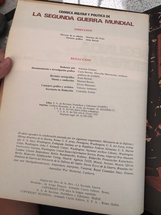 Colección La segunda guerra mundial
