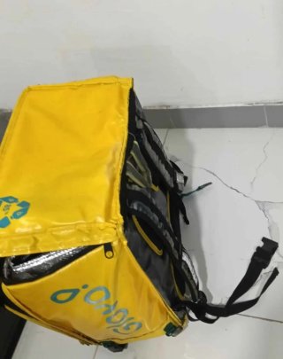 Mochila Glovo Amarela