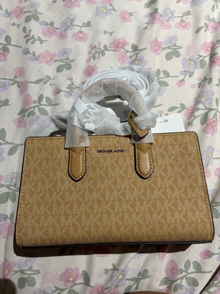 Borsa Michael Kors originale monogram beige