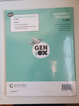 Biología y Geología 3º ESO. Libro del estudiant...