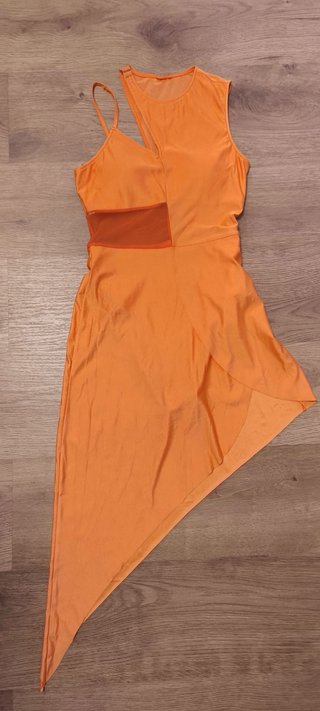 Vestido de baile naranja niña