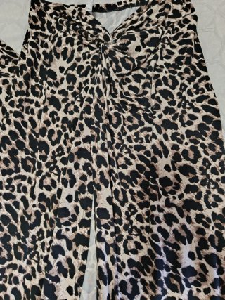 Conjunto estampado leopardo