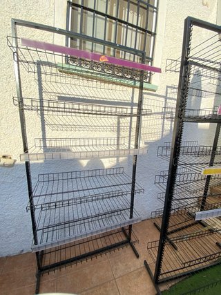 Espositores metálicos Estantería supermercado