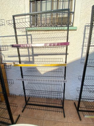 Espositores metálicos Estantería supermercado