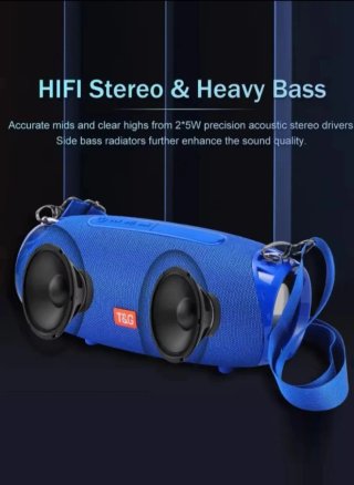 Altavoz bluetooth T&G534 Negro a estrenar