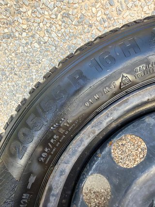 Llanta con Neumatico 205/55/16 H 5x112