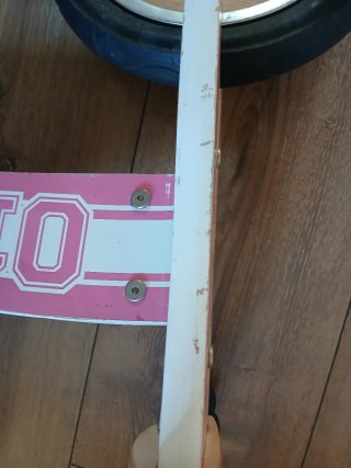 Bici sin pedales rosa Kurve