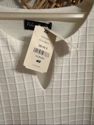 Vestido Mujer Pilar Prieto Blanco