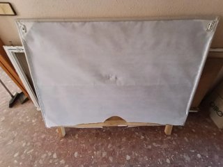 Cabecero IKEA acolchado polipiel beige