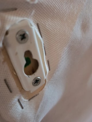Cabecero IKEA acolchado polipiel beige