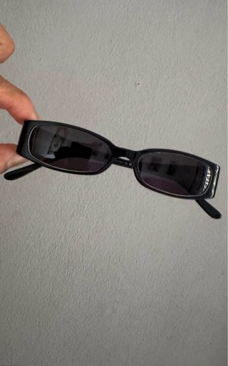 Gafas Chanel Super Slim Negras Vintage Mujer