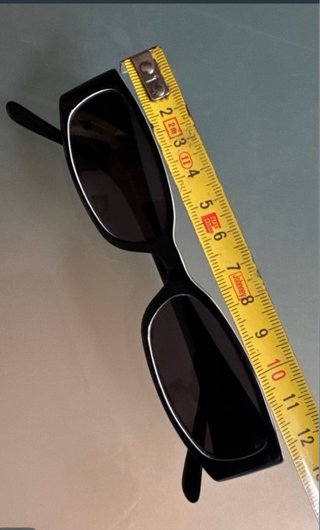 Gafas Chanel Super Slim Negras Vintage Mujer