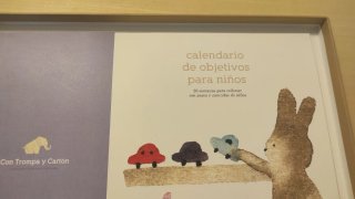 Calendario de objetivos para niños