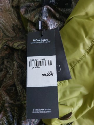 Chaqueta Yera verde talla 42