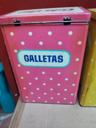 Lata Metálica antigua Vintage Cola Cao Años 60/70