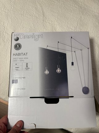 Lámpara Colgante Moderna Ajustable