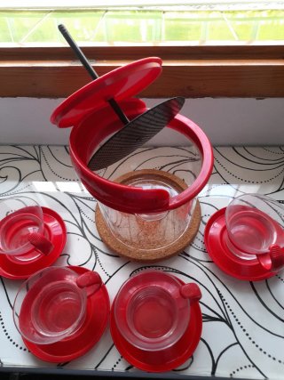 Cafetera Bodum con 4 tazas