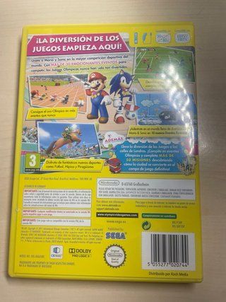 Mario & Sonic Juegos Olímpicos Londres 2012 Wii