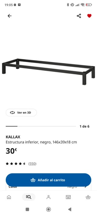 Estantería Kallax Ikea sin estrenar