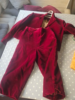 Traje Fallero 10 años Rojo y Dorado