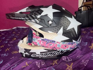 Casco Motocross Scorpion con Gafas