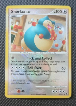 Snorlax Lv.37 Promo Pokémon TCG