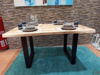 Mesa de Comedor o Cocina Acacia 140cm