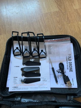 Dron HF Negro Plegable
