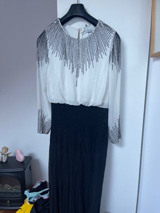 Vestido de fiesta con pedrería