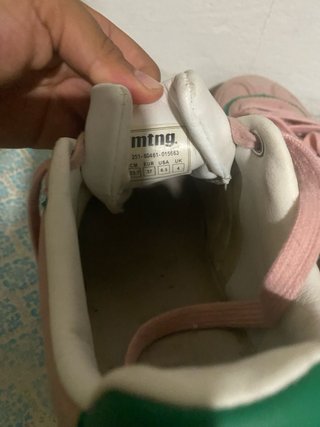 Zapatillas deportivas mujer rosa y verde