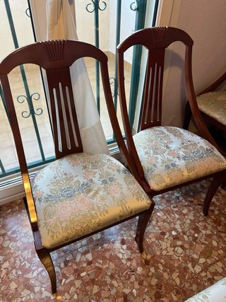 Juego 6 Sillas Comedor Clásicas Madera
