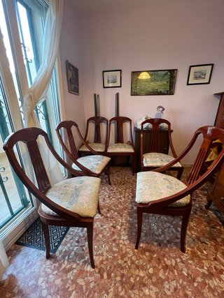 Juego 6 Sillas Comedor Clásicas Madera