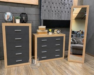 PACK DORMITORIO - Cómoda + Sinfonier + Espejo