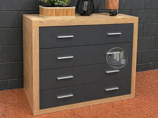 PACK DORMITORIO - Cómoda + Sinfonier + Espejo