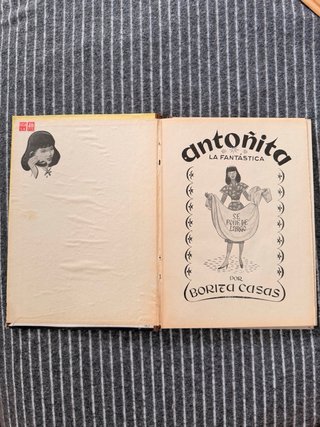 Libro de colección vintage Antoñita La Fantástica