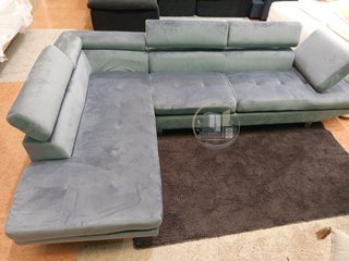 Sofá Rinconera Chaise Longue ( GRIS TERCIOPELO)