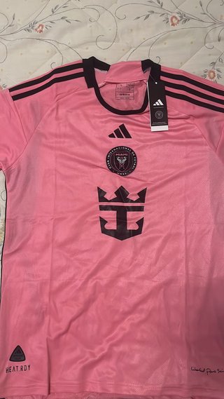 Maglia Inter Miami Adidas HEAT.RDY Rosa Taglia L