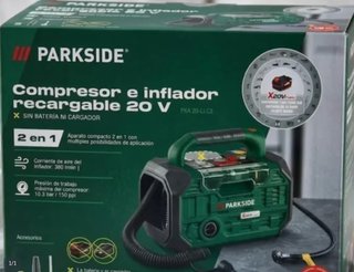 Compresor e inflador Parkside 20V PKA 20-Li C3